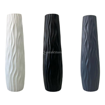 Large 22.8 Boho Style Tall Floor Vase, Modern CImitation ceramic appearance Vase for Pampas Grass, Perfect for Home Decor