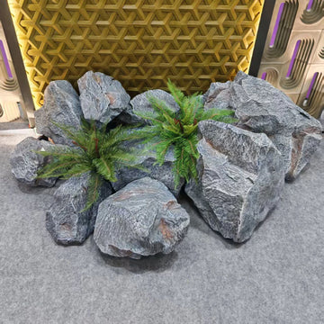 Irregular Landscape Rock Yard Ornament Grey Highly Simulation Rock for Landscaping Projects Artificial Rock
