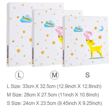 DIY Albums Customizable Christmas Gift  Photocard Book Book Wedding Photo Album Family Album Hare Deer Stars Studded The Sky