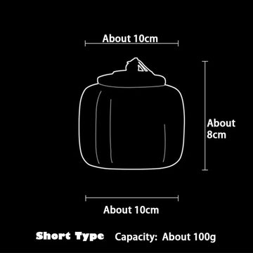 White Black Ceramics Urn Dog Cat Pet Funeral Ashes Urn Holder Ceramic Casket Memory Keepsake Human Cremation Gift