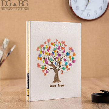 DIY Photo Album Photos Large Kids Family Photo Albums Cute Girl Album Children's Gift Self-Adhesive Dust-Free air-Free Glue Free