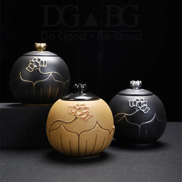 Urns for Ceramics Ashes  Sealed Cremation Funeral  Keepsake Human Pet Memorial Suitable Home Fireplaces Burial Ash Urn Gift