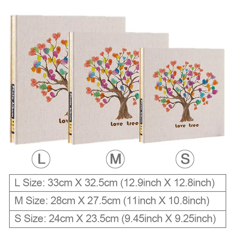 DIY Photo Album Photos Large Kids Family Photo Albums Cute Girl Album Children's Gift Self-Adhesive Dust-Free air-Free Glue Free