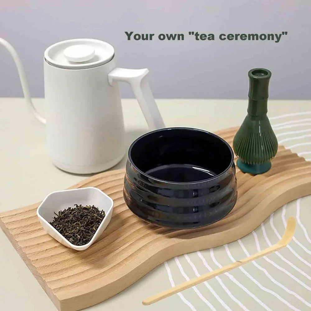 New ABS Matcha Whisk With Whisk Holder Reusable Resin Whisk Food Grade Green Tea Powder Whisk