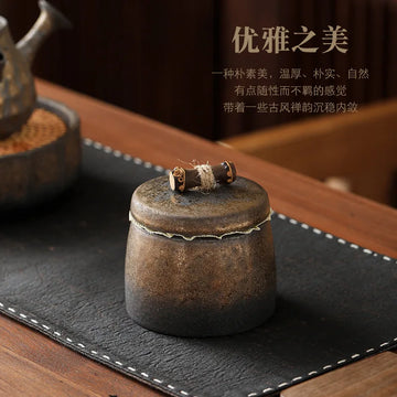 1pc Japanese Style Pet Spark Ash Urn Pet Hair Commemorative Box Pet Ashes Storage Container, Home Collection Container