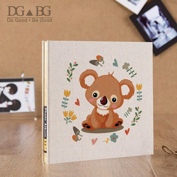 Photo Album Self Stick Baby Bear Scrapbook Wedding Magnetic Sheet 4x6 5x7 8x10 Picture Family Large Kids Travel Book Portfolio