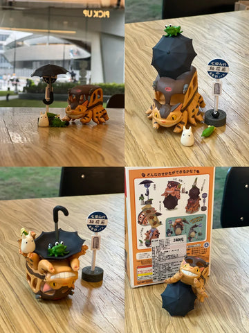 Hot Selling Spot Anime Movie Doll Layered Flowers Black Cats Layered Music Faceless Men'S Cartoon Boxed Figurines Children Gift