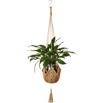 Handmade Macrame Flower Pot Wall Decor Courtyard Garden Hanging Planter Hanging Basket Plant Hanger Hanging Plant