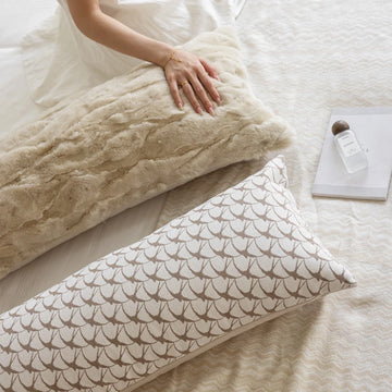 35x90CM Rectangle Throw Pillow Cover Plush Cushion Cover Modern Living Room Sofa Decor Home Decorative Pillowcase Large Size