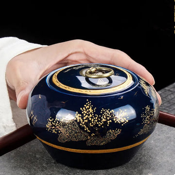 Golden Retriever Memorial Urn - Custom Breed Engraved, Ceramic Ashes Container Gift for Large Dogs