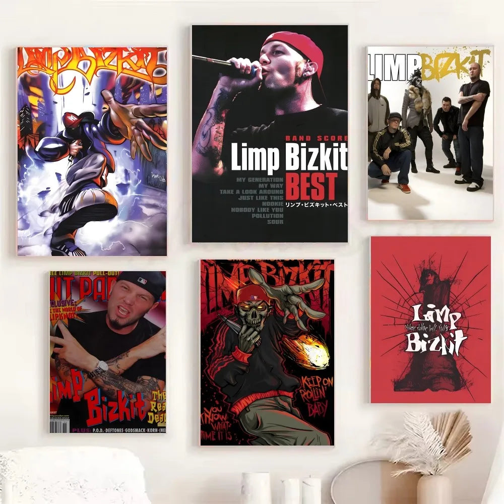 1PC Limp Bizkit Poster Poster Paper Print Home Living Room Bedroom Entrance Bar Cafe Art Painting Decoration