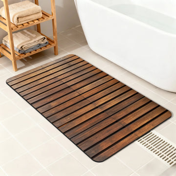Square diatomaceous earth bathroom mat absorbent foot mat bath mat for beside the bathtub household toilet mat entrance mat