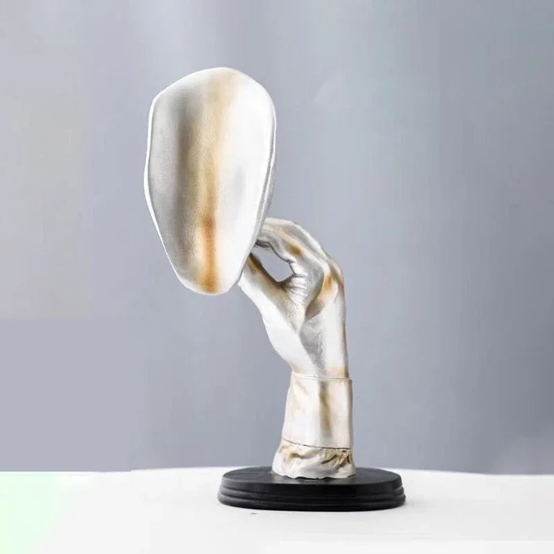 Home Decor Retro Smoker Figurine Mediator Abstract Sculpture Creative Man Smoking Cigar Statue Resin Home Office Decoration Gift