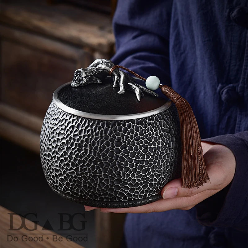 branch Tin Urn For Ashes For Human Pet Urns Funeral Ash Sealed Cremation Adult Keepsake Keepsake Memorial Souvenirs Gift Custom