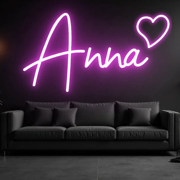 Custom LED Neon Sign USB Dimmable Personalized Name | Perfect Decorative Wall Lighting for Bedroom Home Party Wedding Gifts
