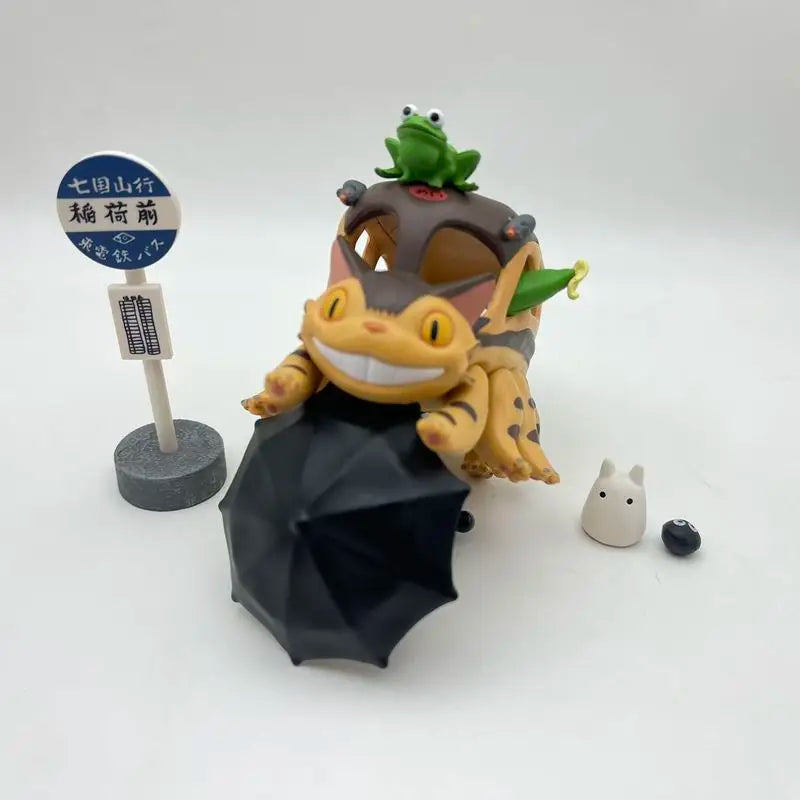 Hot Selling Spot Anime Movie Doll Layered Flowers Black Cats Layered Music Faceless Men'S Cartoon Boxed Figurines Children Gift