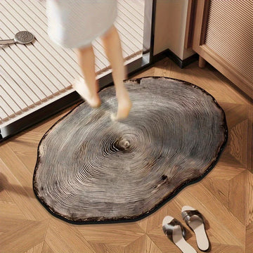 Special-shaped bathroom diatom mud floor mat toilet non-slip foot mat absorbent mat door mat entrance mat