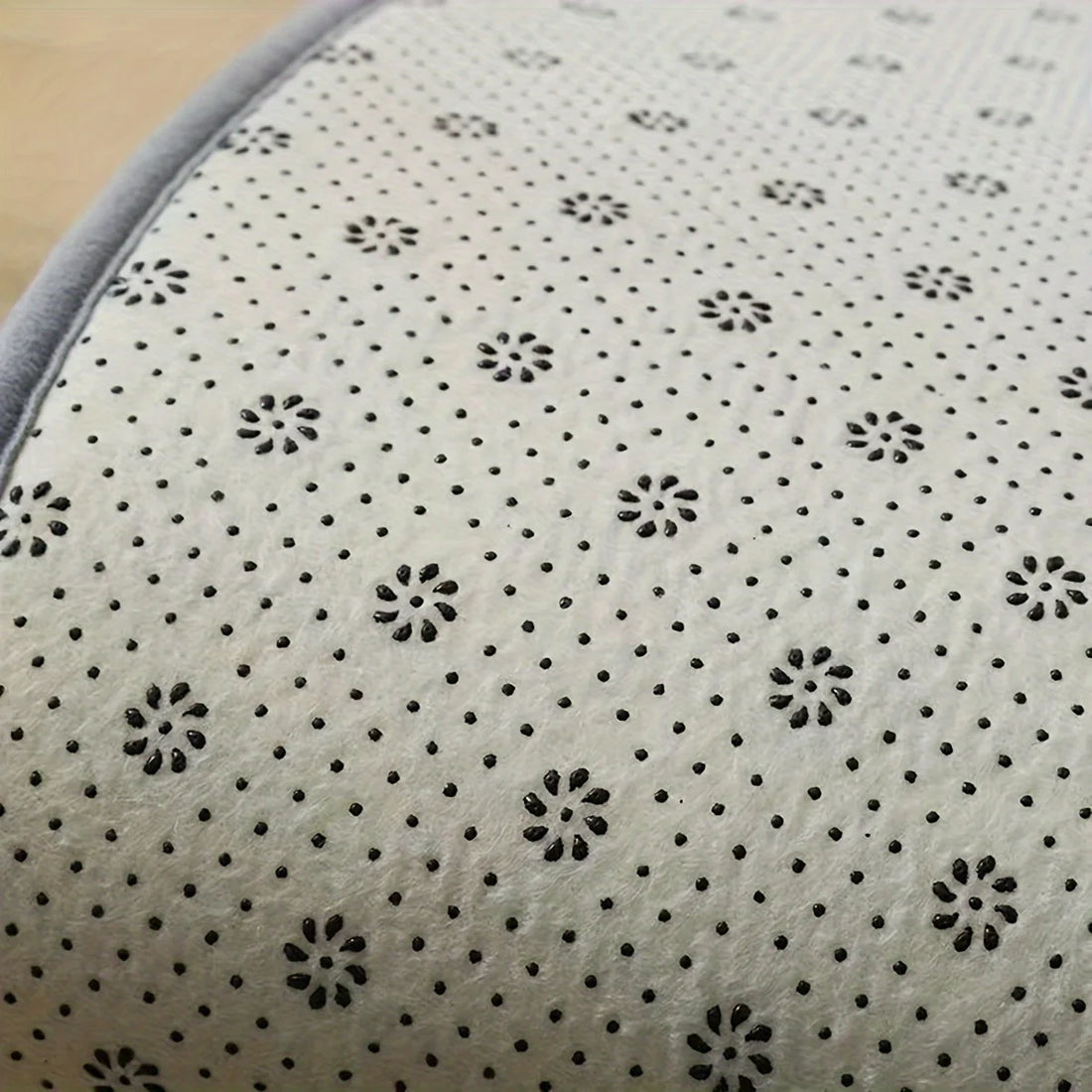 Solid color L-shaped flannel absorbent floor mats home kitchen non-slip foot mats bathroom entrance door mats corner carpet