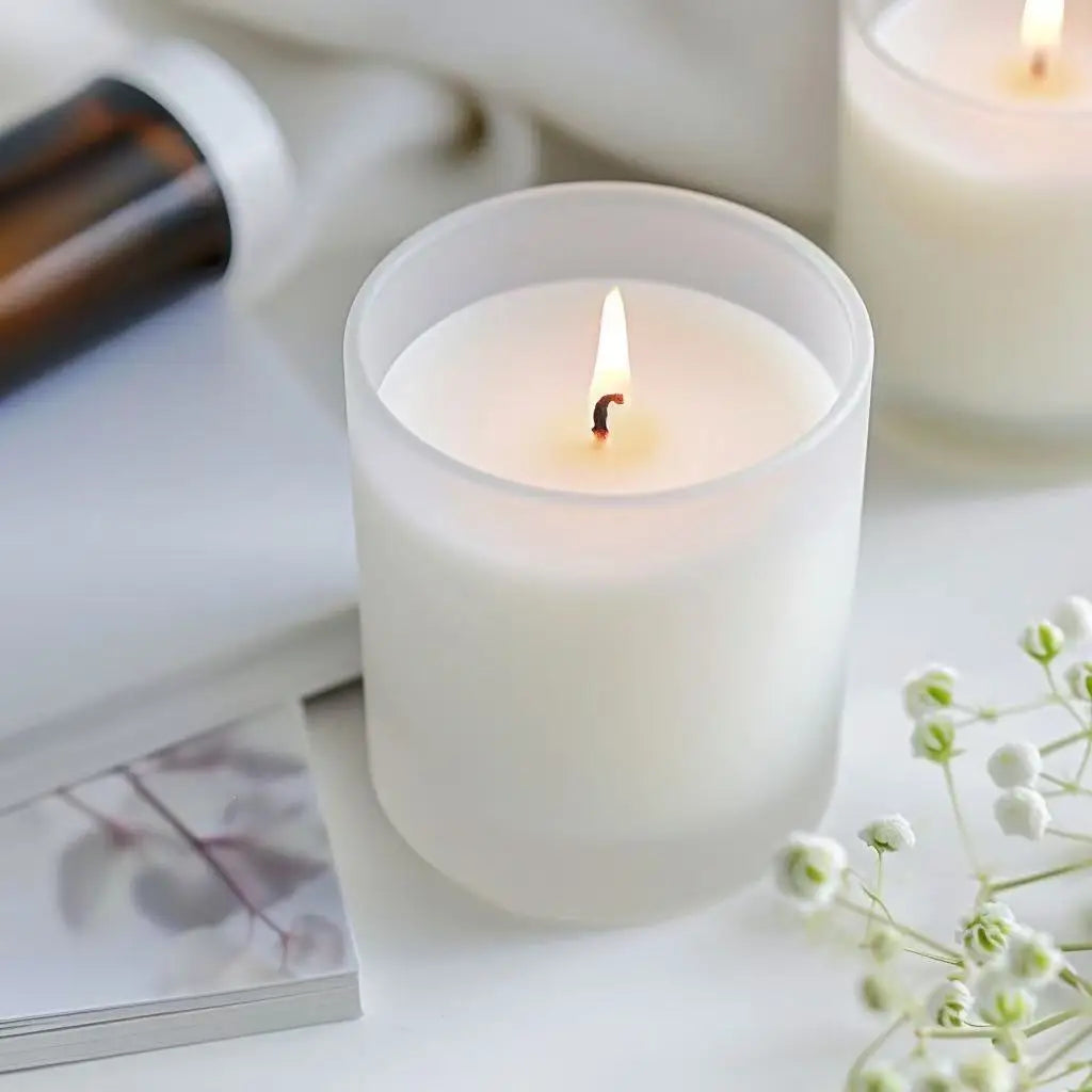 Luxury Scented Candle with Premium Fragrance Oils | 100% Soy Wax, Gentle Aroma for Home Wellness. Your Daily Dose of Serenity