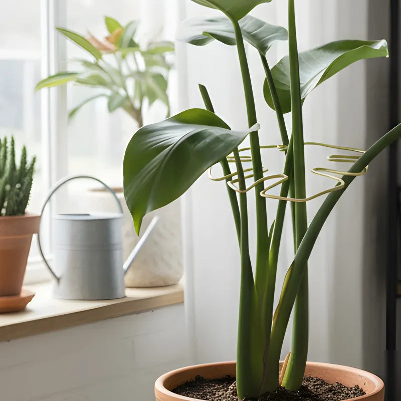 5/1PCS Adjustable Metal Plant Support Climbing Stem Holder Monstera Stabilizer Grapple Trellis Vine Growth Household Garden Tool