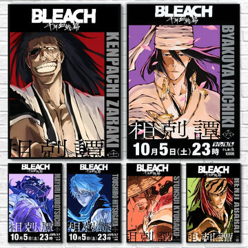 1PC Anime Figure Bleach Poster Poster Paper Print Home Living Room Bedroom Entrance Bar Cafe Art Painting Decoration