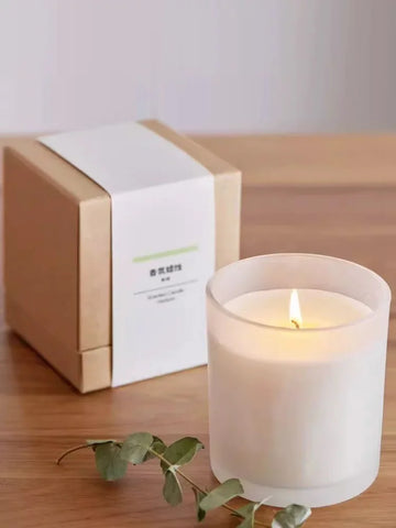 Luxury Scented Candle with Premium Fragrance Oils | 100% Soy Wax, Gentle Aroma for Home Wellness. Your Daily Dose of Serenity