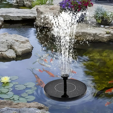 Circular Solar Fountain Pump Outdoor Swimming Pool Mini Floating Fountain Garden Courtyard Water Landscape Decoration Fountain
