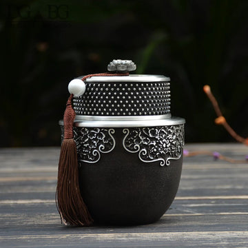 Pure Tin Urn Ashes For Human Large Capacity Cremation Urns Ash Casket Funeral Keepsake Memory Cremation Souvenirs Gift Custom