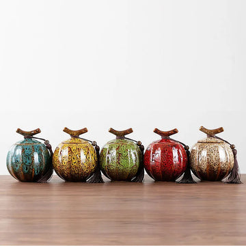 Ceramics Pet Urn Cremation Animal Ashes Containers Hamster Funeral Coffin Dog Interment Casket Commemorative Grave Reliquary