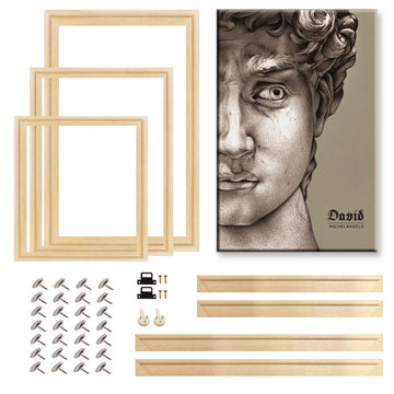 Frame Factory Natural Wooden Picture Frame For Wall Canvas Frame Diamond Painting Frame Picture Poster Wall Frame Home Decor