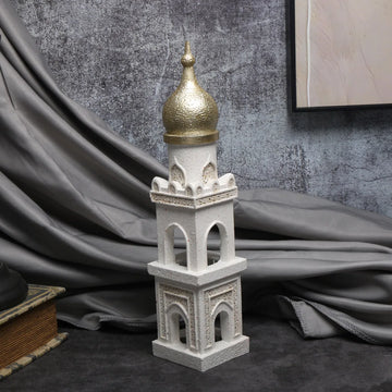 1pc Middle Eastern Style Resin Statue Decor, Indoor Ornament for Living Room, Multi-Room Compatible, No Power Required