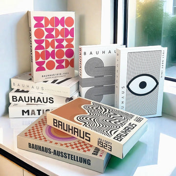 Bauhaus Luxury Fake Book Storage Box Abstract Decorative Books Matisse Boho Coffee Table Simulation Book Bedroom Home Decor