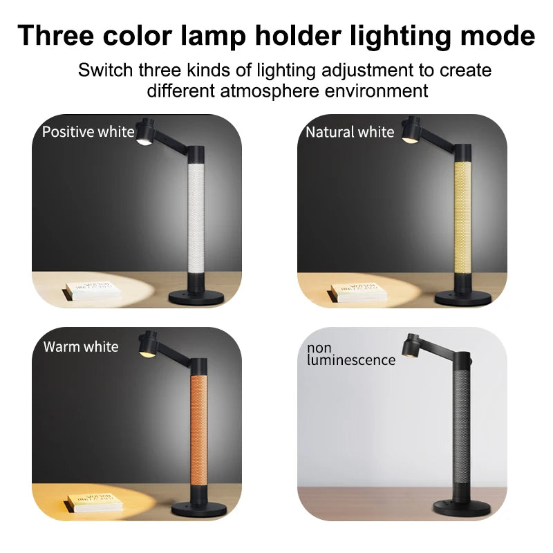 Eye-Protecting Tuya APP Smart Atmosphere Table Lamp Desktop Reading Lamp WiFi Bedside LED Night Light Rotatable Desk Lamps