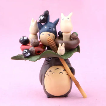 Hot Selling Spot Anime Movie Doll Layered Flowers Black Cats Layered Music Faceless Men'S Cartoon Boxed Figurines Children Gift