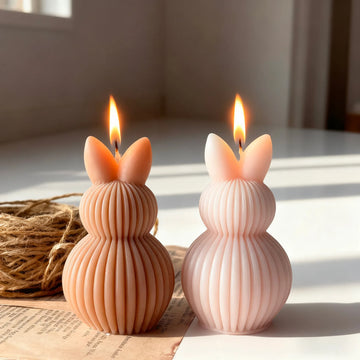 DIY Easter Bunny Egg Candle Mold Egg Shape Aroma Plaster Resin Decoration Silicone Molds Easter Candle Making Supplies