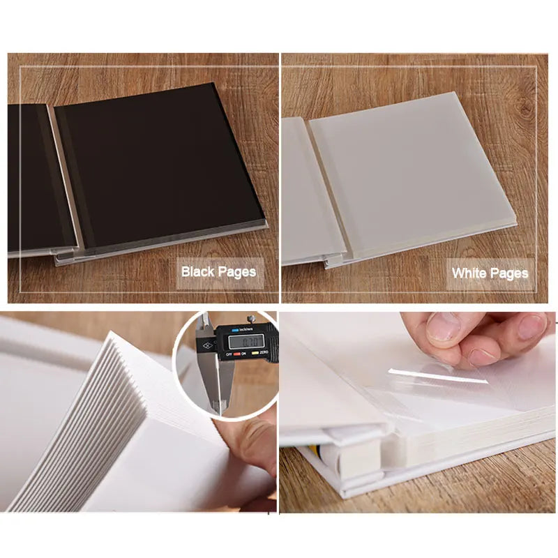 Hand Made DIY Albums Holds 3X5 4X6 5X7 6X8 8X10inch Photos Magnetic Self-Stick Page Photo Album dinosaur Baby Album