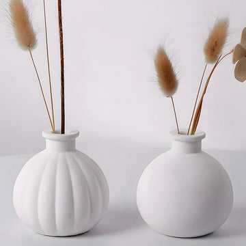 Circular Stripe Vase Silicone Mold DIY Cement Perfume Bottle Ornaments Making Plaster Resin Mold Concrete Gypsum Mold Home Decor