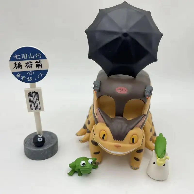 Hot Selling Spot Anime Movie Doll Layered Flowers Black Cats Layered Music Faceless Men'S Cartoon Boxed Figurines Children Gift