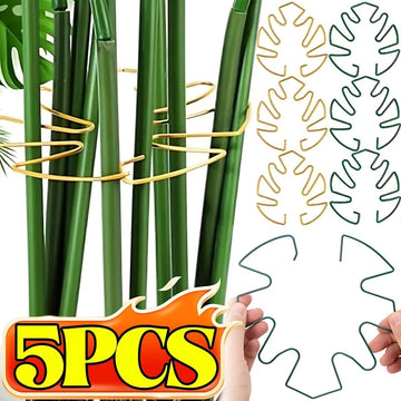 5/1PCS Adjustable Metal Plant Support Climbing Stem Holder Monstera Stabilizer Grapple Trellis Vine Growth Household Garden Tool