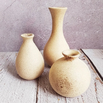 Ins Decorative Vases Retro Art Wooden Flower Dining Table Vases Tabletop Ornament Living Room Decoration Photo Props
