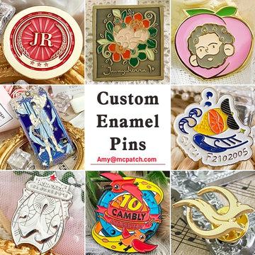 Custom Enamel Pins Customize Luxury Metal Badge LOGO Lapel Pin For Clothes Custom Make Enamel Brooche Collar Pin For Anniversary