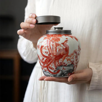 Rescue Dog Angel Urn - Custom Story Engraving, Ceramic Ashes Keepsake for Adopted Pets