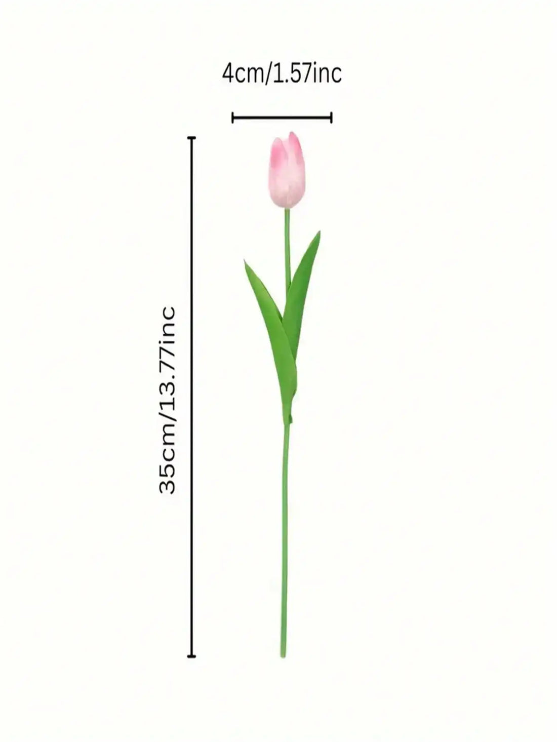 A Set of 6 Artificial Tulips, Suitable for Home Decoration, Anniversary Desktop Flower Decoration, Realistic Fake Tulip Flowers (Vase Not Included)