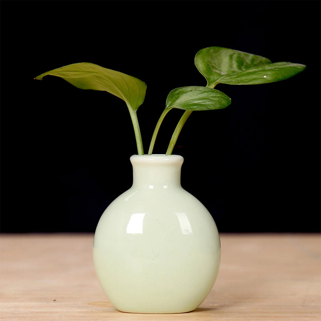 Mini Vase Ornament 7.5x6cm Ceramic Small Vase Dining Room Living Room Bathroom Desktop Decoration Vase Home Decoration Props