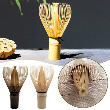 Tea Brush Teaware Japanese Ceremony Bamboo Chasen Kitchen Accessories Matcha Green Tea Powder Whisk for Tea Lovers