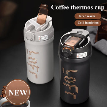 Coffee thermal mug Stainless Steel Thermos Tumbler Cups Vacuum Flask thermo Water Bottle Tea Mug Thermocup commercial affairs