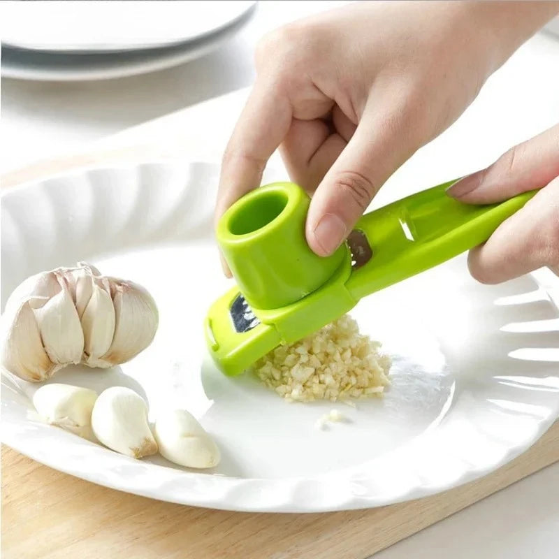 PP Garlic Press Peeler Grater Ginger Garlic Grinding Grater Microplaner Planer Chopper Crush Cutter Slicer