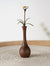 Black Walnut Solid Wood Flower Vase Creative Vase Chinese Style Desktop Simple Small Ornament Decorative Flower Vase Small Flowe
