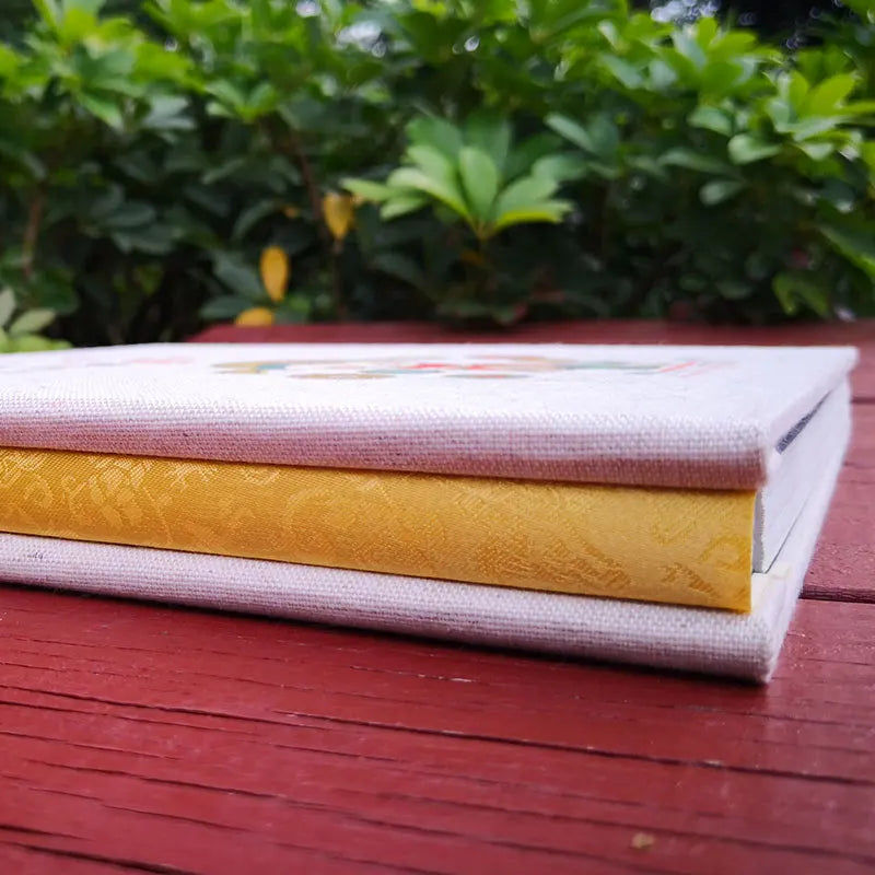 Rabbit Mother And Baby Photo Albums Book Linen Hardcover Magnetic Scrapbook Burlap Cover Self Adhesive Diy Memory Albums Cartoon