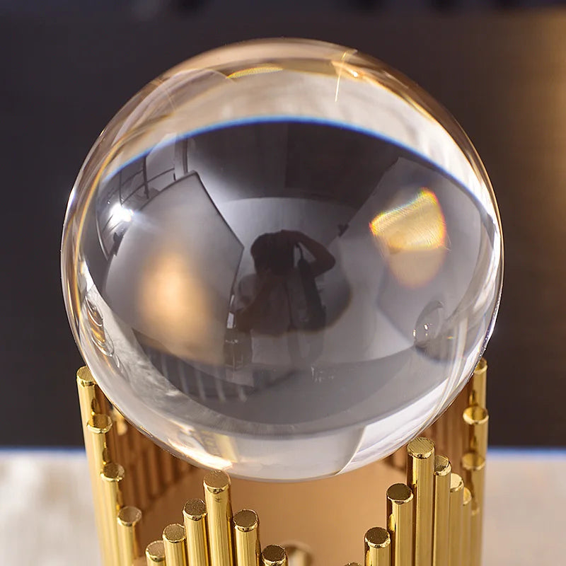 Modern Luxur Creativity Crystal Ball Living Room Bedroom TV Cabinet Wine Cabinet Decorative Items Handicrafts Collectible